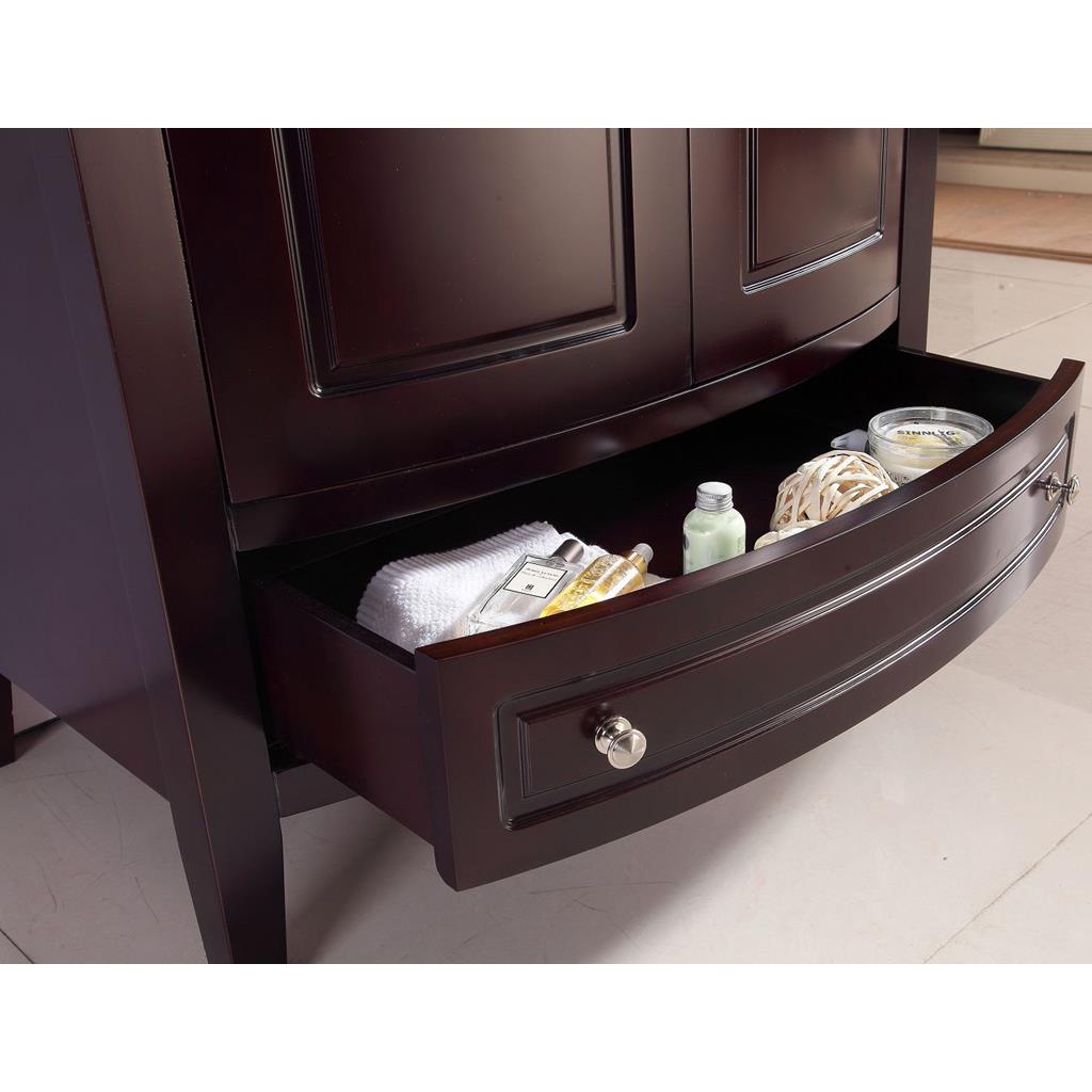 Laviva Estella 32" Brown Bathroom Vanity#top-options_jerusalem-gold-marble-top