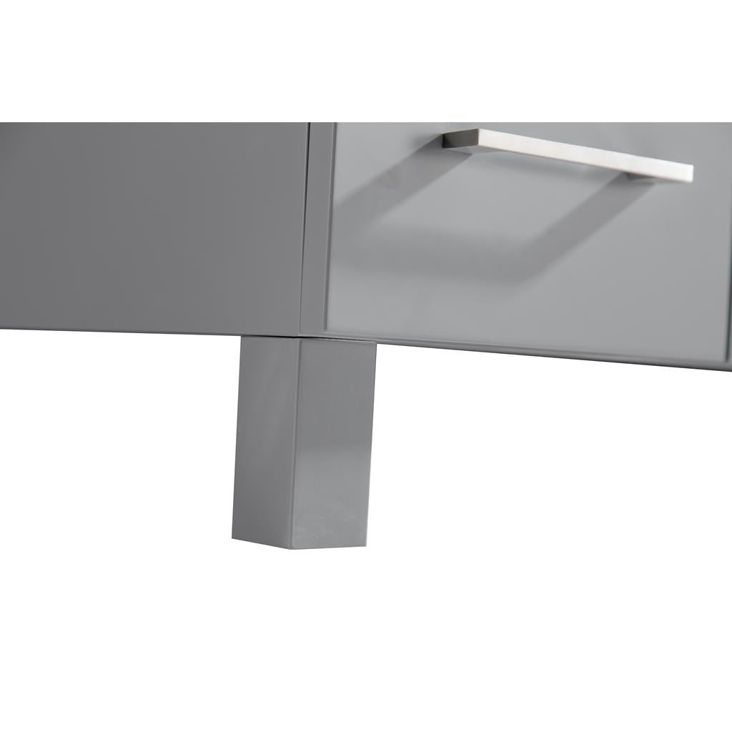 Laviva Nova 36" Grey Bathroom Vanity#top-options_white-ceramic-basin-top