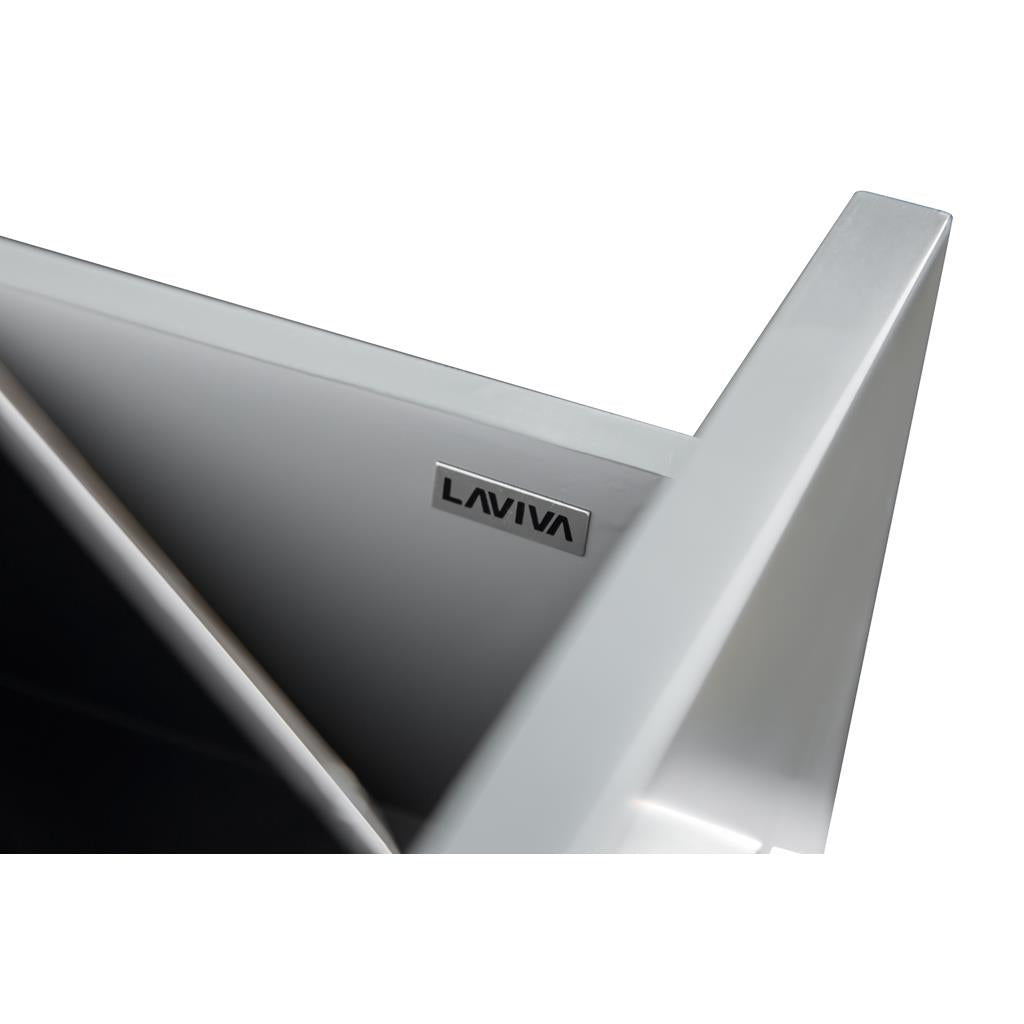 Laviva Nova 48" Grey Bathroom Vanity#top-options_white-ceramic-basin-top
