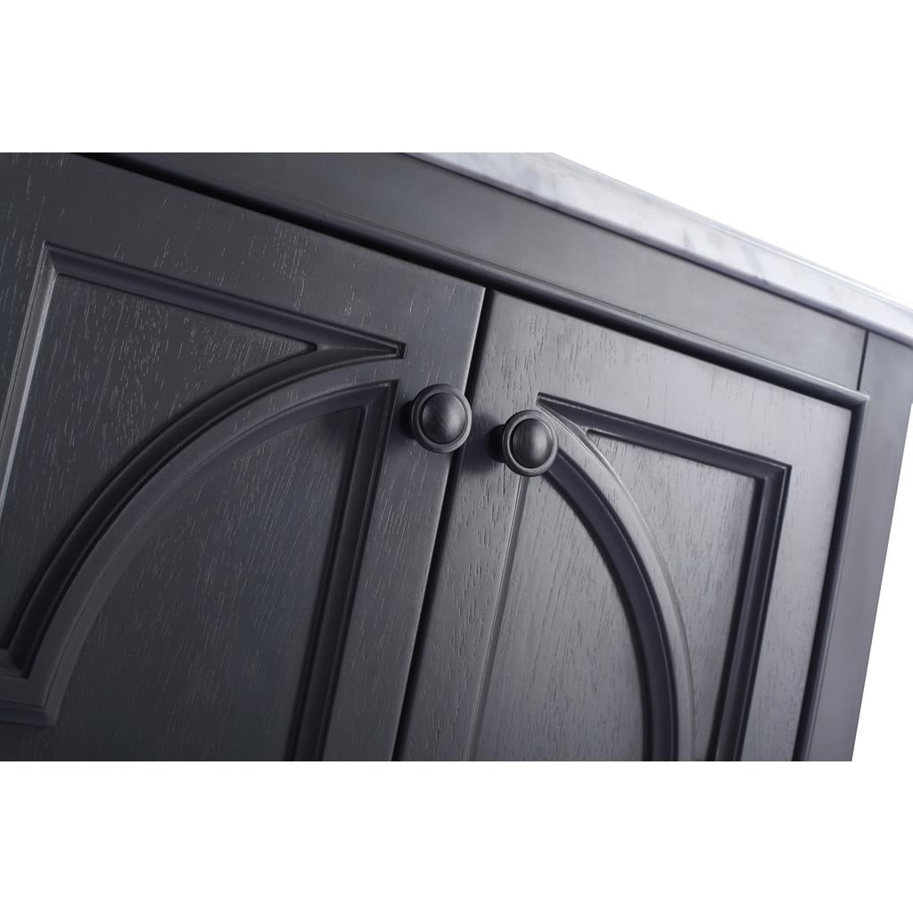 Laviva Odyssey 24" Maple Grey Bathroom Vanity#top-options_white-stripes-marble-top