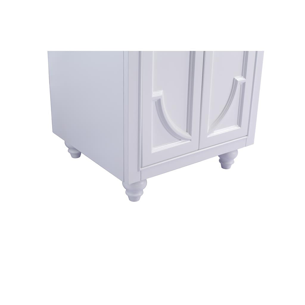 Laviva Odyssey 24" White Bathroom Vanity#top-options_black-wood-marble-top