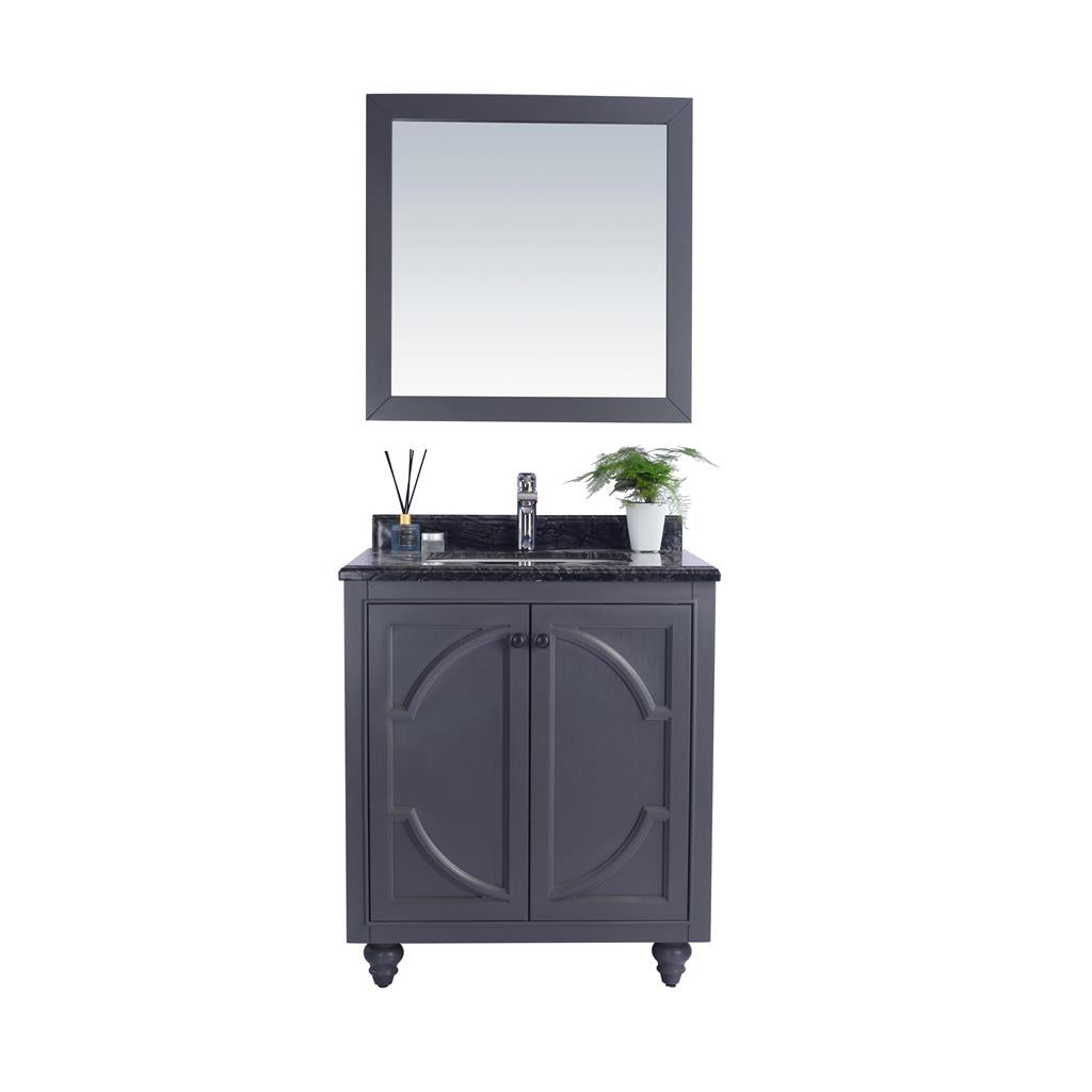 Laviva Odyssey 30" Maple Grey Bathroom Vanity#top-options_black-wood-marble-top