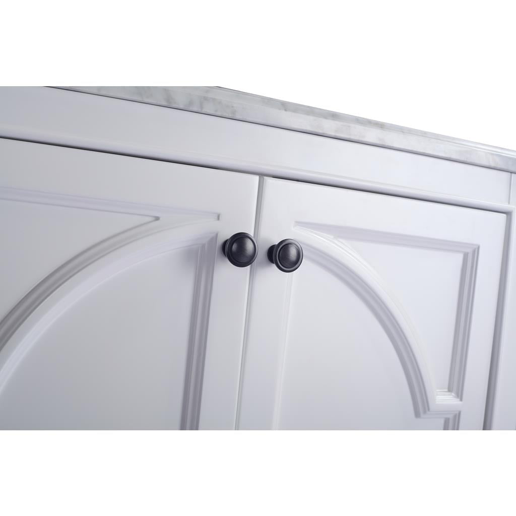 Laviva Odyssey 30" White Bathroom Vanity#top-options_black-wood-marble-top