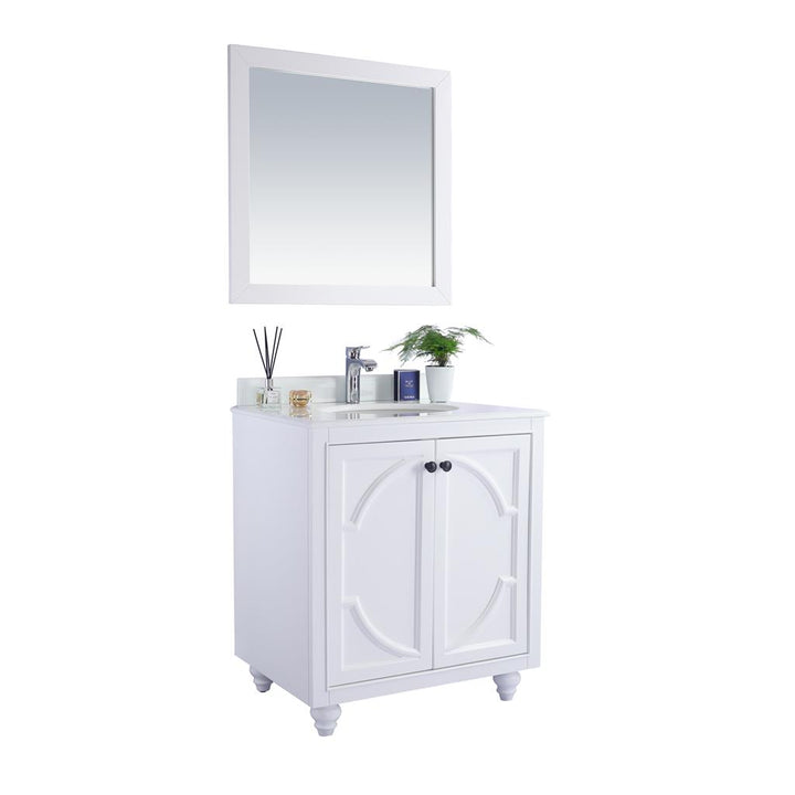 Laviva Odyssey 30" White Bathroom Vanity#top-options_pure-white-phoenix-stone-top