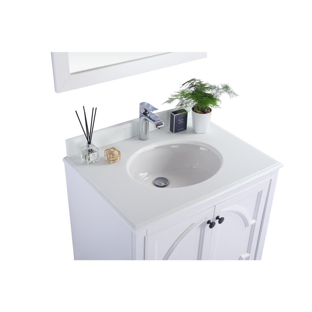 Laviva Odyssey 30" White Bathroom Vanity#top-options_pure-white-phoenix-stone-top