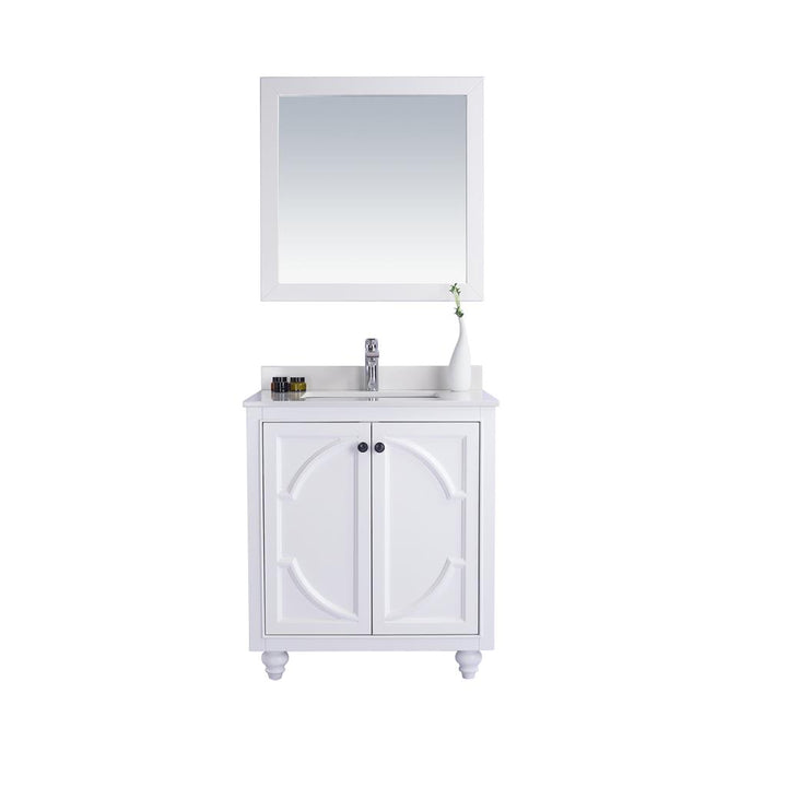 Laviva Odyssey 30" White Bathroom Vanity#top-options_white-quartz-top