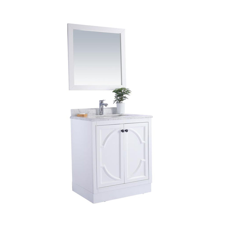 Laviva Odyssey 30" White Bathroom Vanity Cabinet Only, No Top#top-options_cabinet-only-no-top