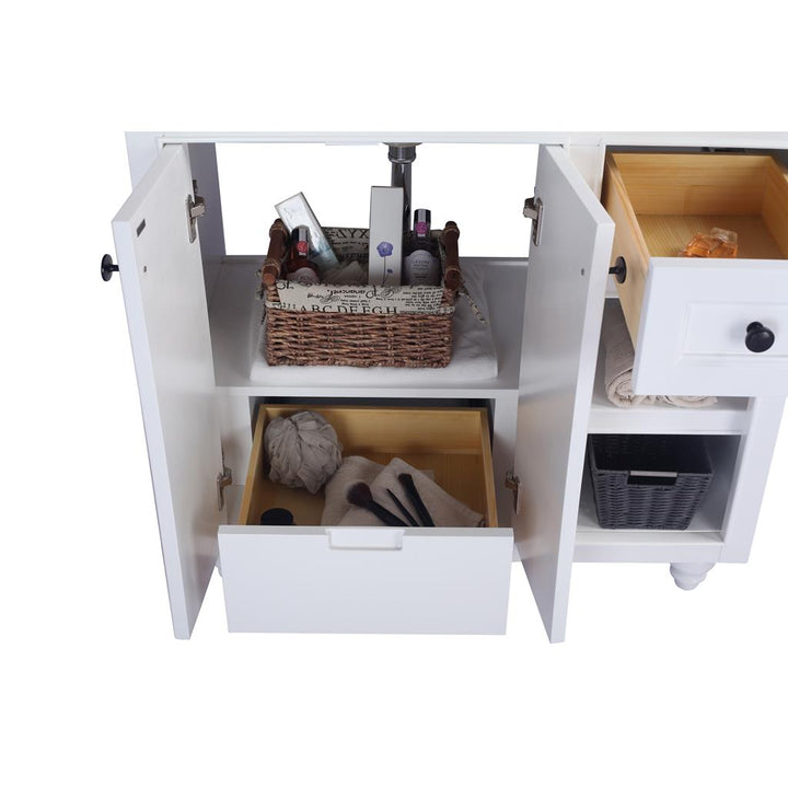 Laviva Odyssey 36" White Bathroom Vanity Cabinet Only, No Top#top-options_cabinet-only-no-top