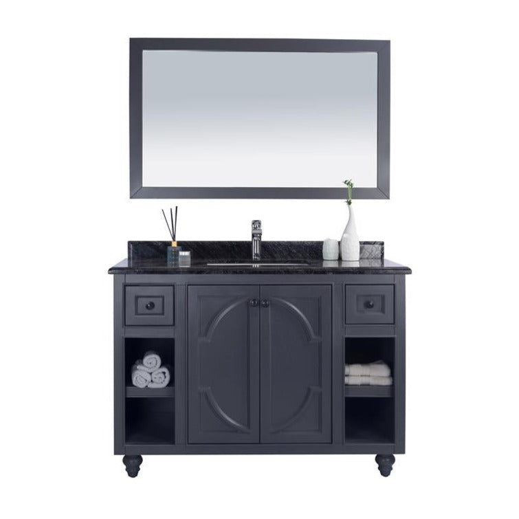 Laviva Odyssey 48" Maple Grey Bathroom Vanity#top-options_black-wood-marble-top