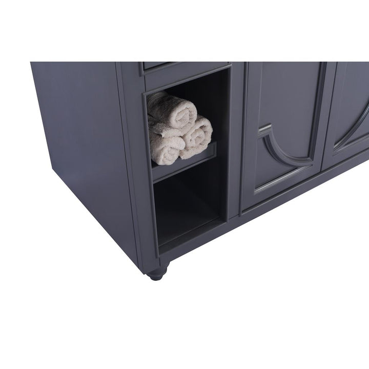 Laviva Odyssey 48" Maple Grey Bathroom Vanity#top-options_black-wood-marble-top