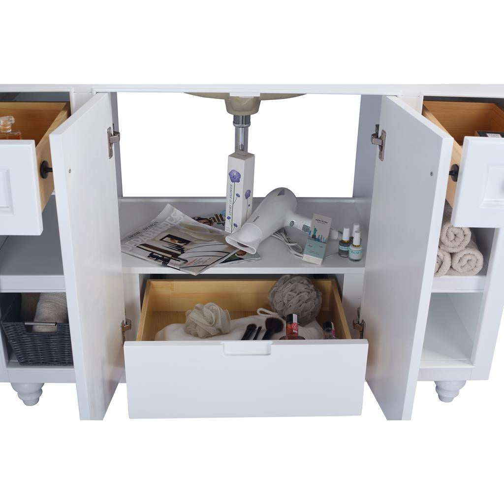 Laviva Odyssey 48" White Bathroom Vanity#top-options_white-stripes-marble-top