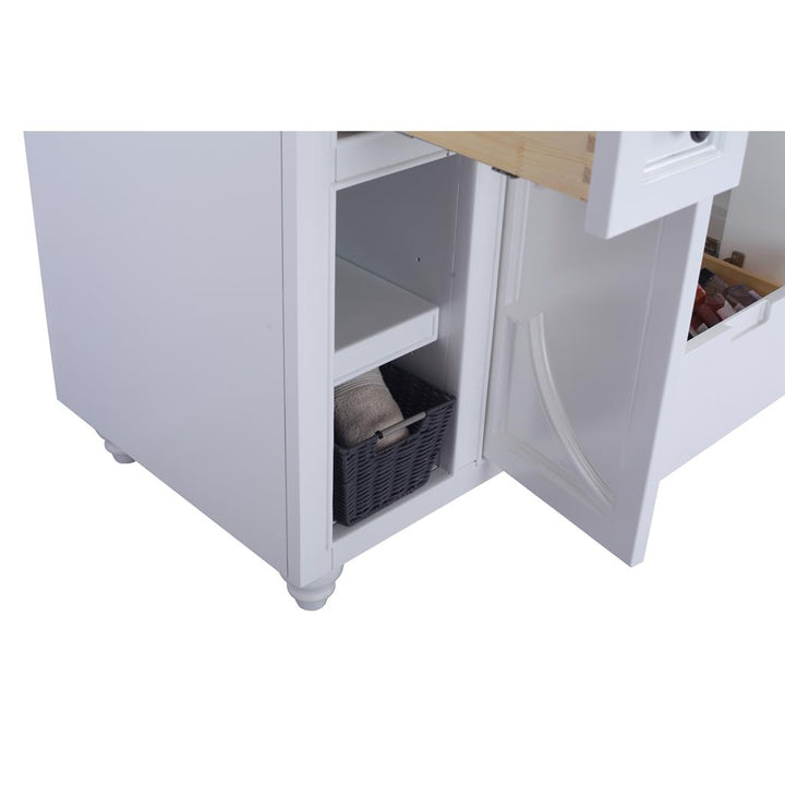 Laviva Odyssey 48" White Bathroom Vanity#top-options_white-stripes-marble-top