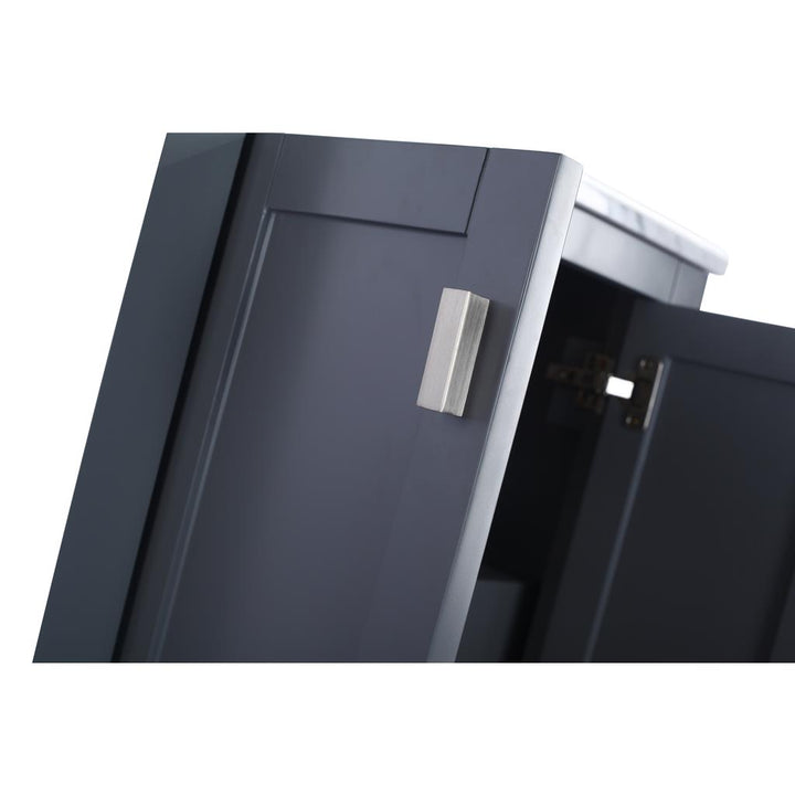 Laviva Wilson 24" Grey Bathroom Vanity#top-options_matte-white-viva-stone-solid-surface-top