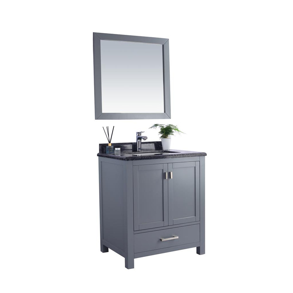 Laviva Wilson 30" Grey Bathroom Vanity#top-options_black-wood-marble-top