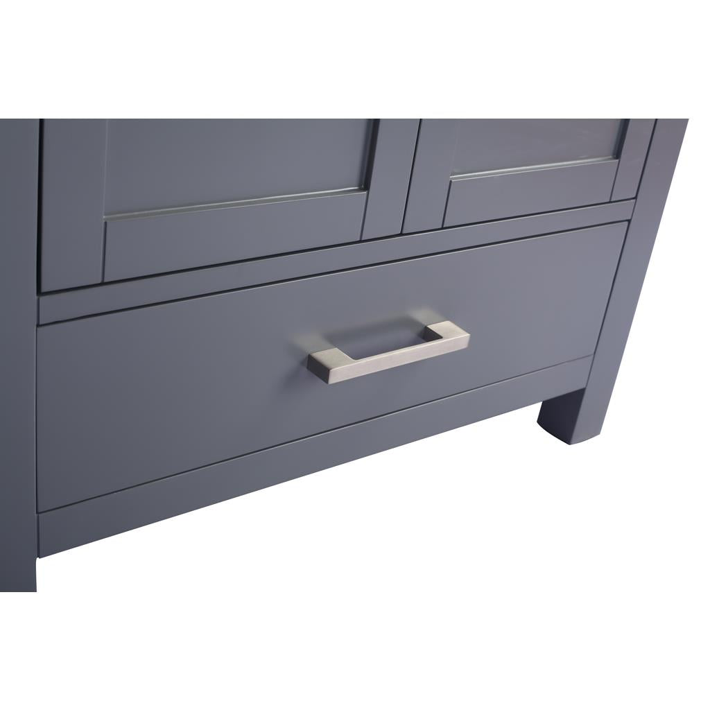 Laviva Wilson 30" Grey Bathroom Vanity#top-options_matte-white-viva-stone-solid-surface-top