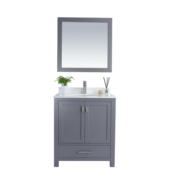 Laviva Wilson 30" Grey Bathroom Vanity#top-options_pure-white-phoenix-stone-top