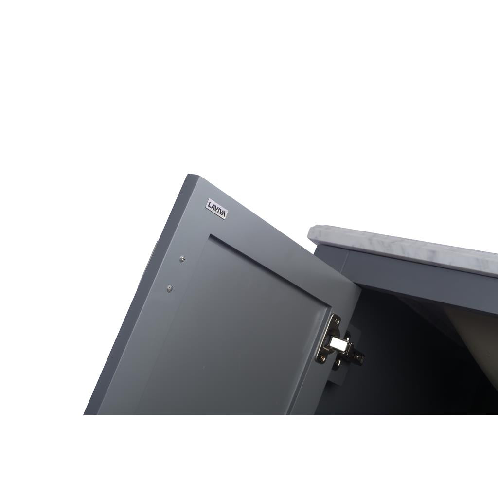 Laviva Wilson 30" Grey Bathroom Vanity#top-options_white-quartz-top