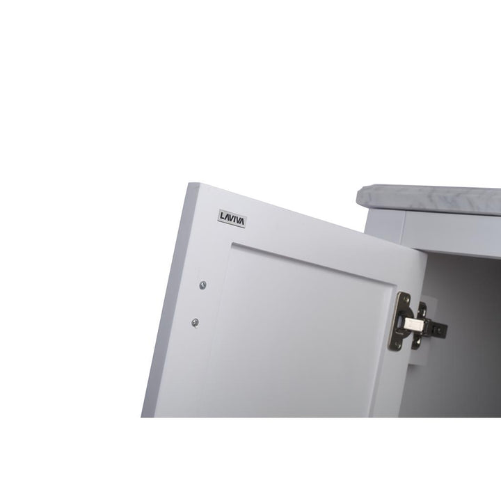 Laviva Wilson 30" White Bathroom Vanity#top-options_matte-white-viva-stone-solid-surface-top