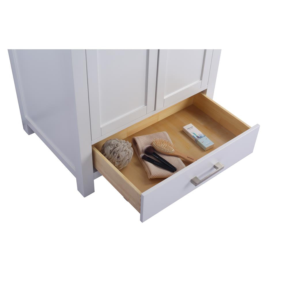 Laviva Wilson 30" White Bathroom Vanity#top-options_white-stripes-marble-top
