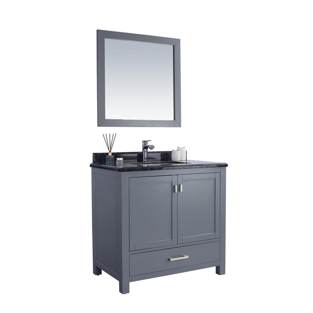 Laviva Wilson 36" Grey Bathroom Vanity#top-options_black-wood-marble-top