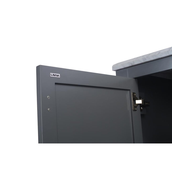Laviva Wilson 36" Grey Bathroom Vanity Cabinet Only, No Top#top-options_cabinet-only-no-top
