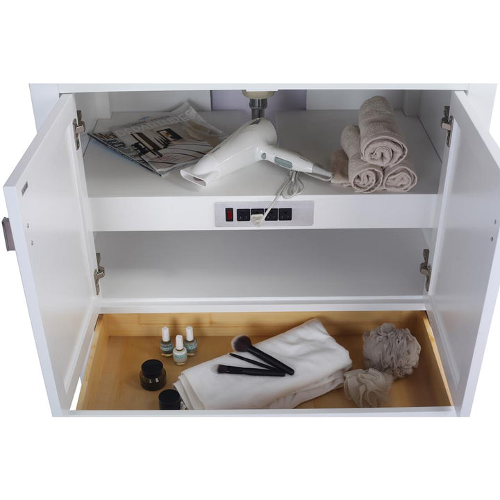 Laviva Wilson 36" White Bathroom Vanity#top-options_white-quartz-top