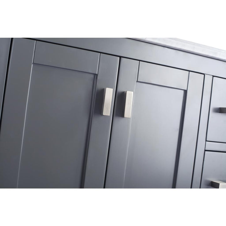 Laviva Wilson 42" Grey Bathroom Vanity Cabinet Only, No Top#top-options_cabinet-only-no-top