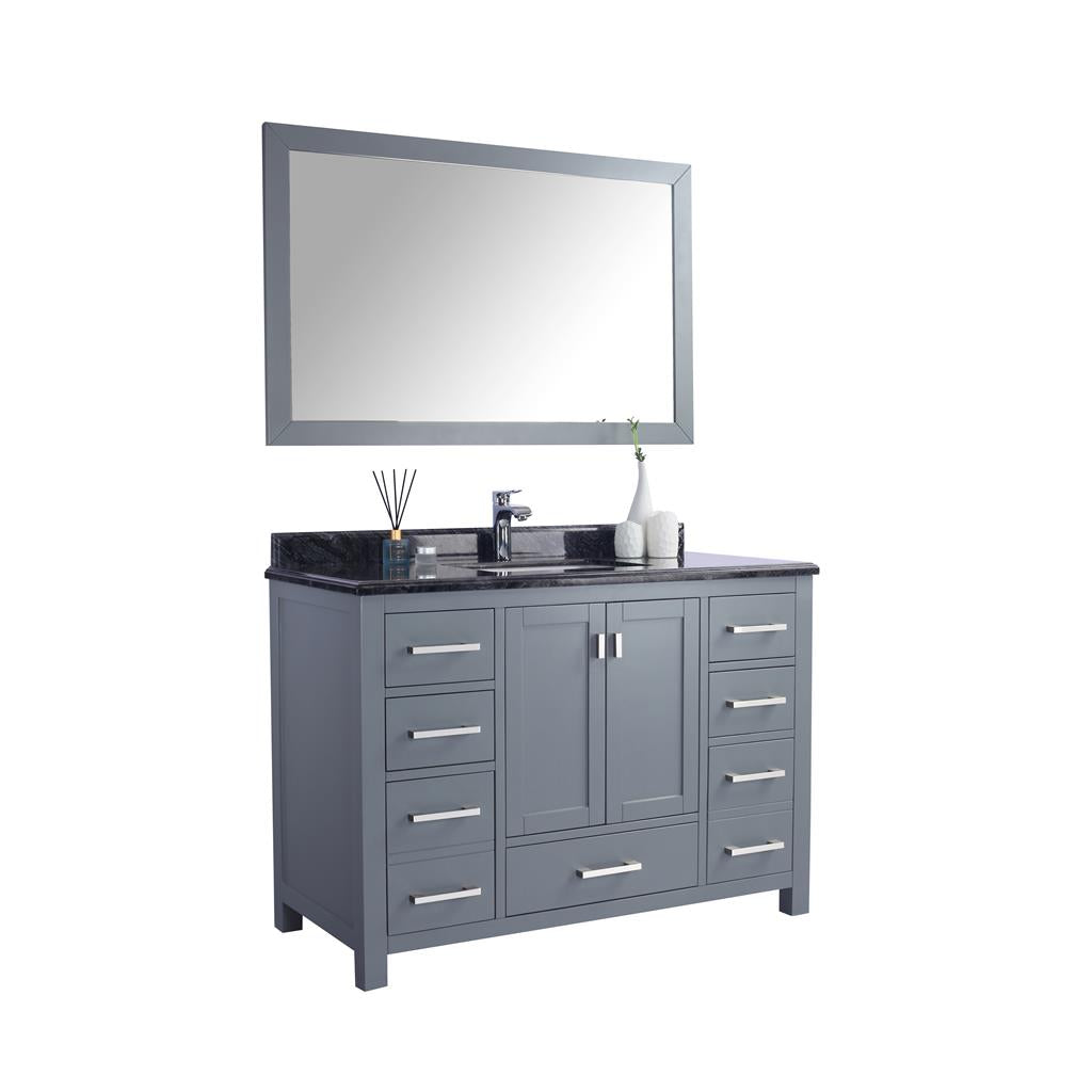 Laviva Wilson 48" Grey Bathroom Vanity#top-options_black-wood-marble-top