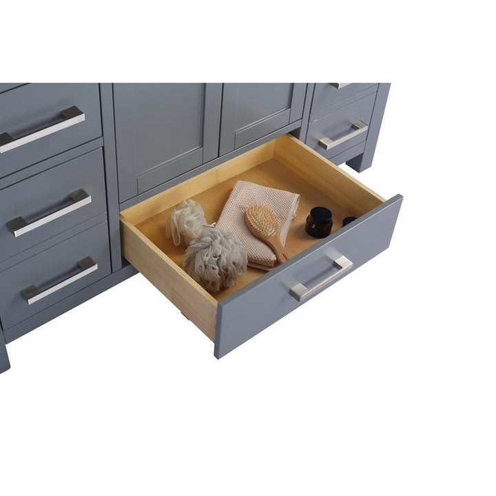 Laviva Wilson 48" Grey Bathroom Vanity#top-options_white-stripes-marble-top