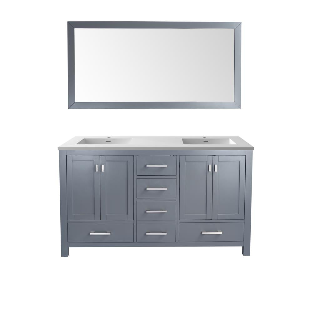 Laviva Wilson 60" Grey Double Sink Bathroom Vanity#top-options_matte-white-viva-stone-solid-surface-top