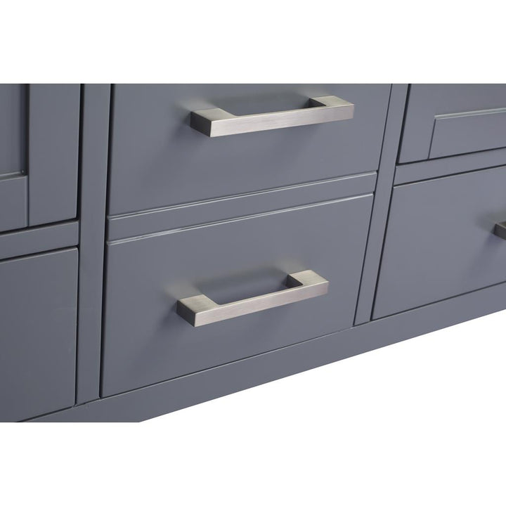 Laviva Wilson 60" Grey Double Sink Bathroom Vanity Cabinet Only, No Top#top-options_cabinet-only-no-top