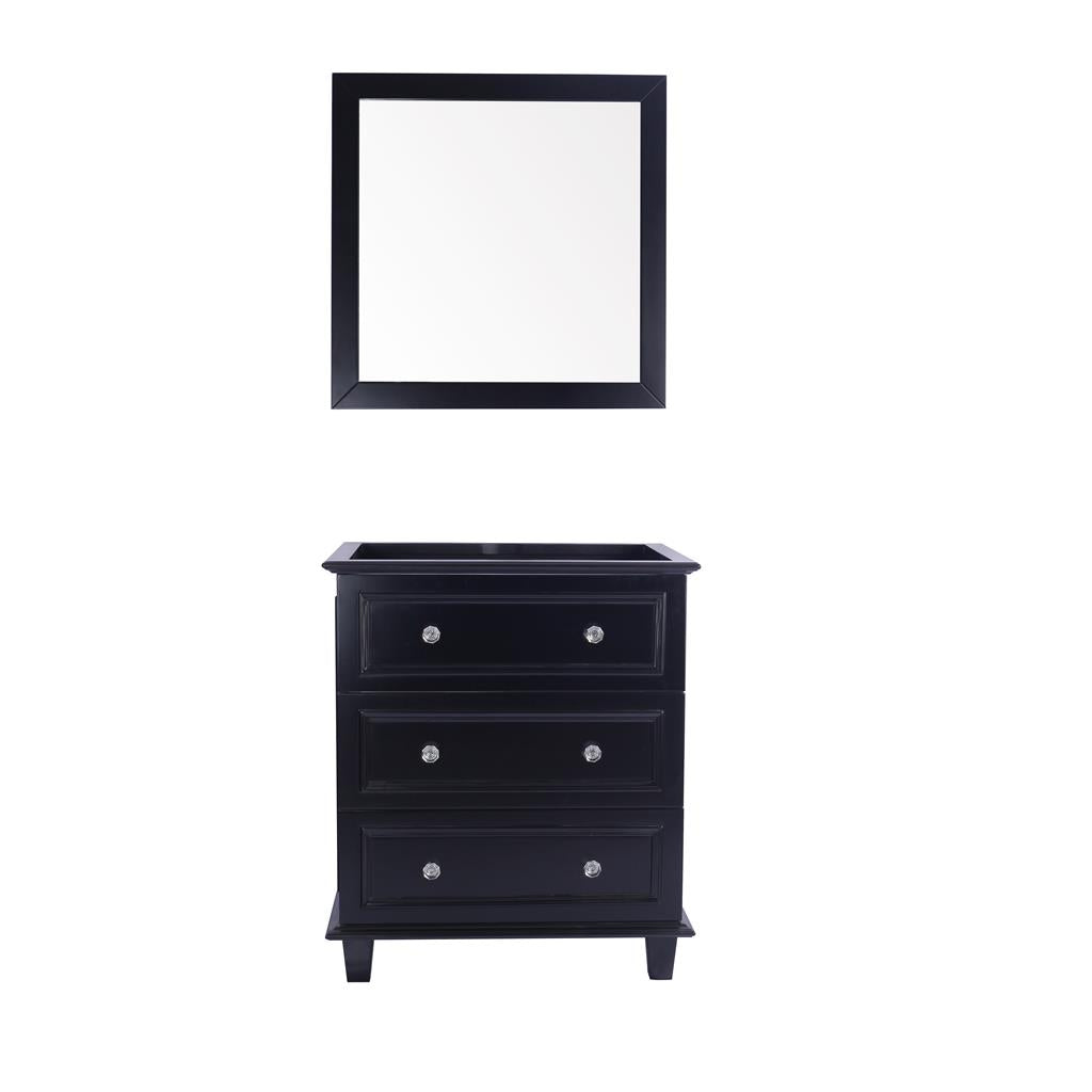 Laviva Luna 30" Espresso Bathroom Vanity Cabinet Only, No Top#top-options_cabinet-only-no-top