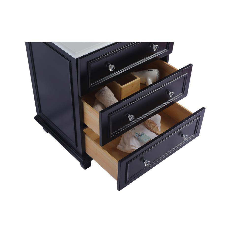 Laviva Luna 30" Espresso Bathroom Vanity Cabinet Only, No Top#top-options_cabinet-only-no-top