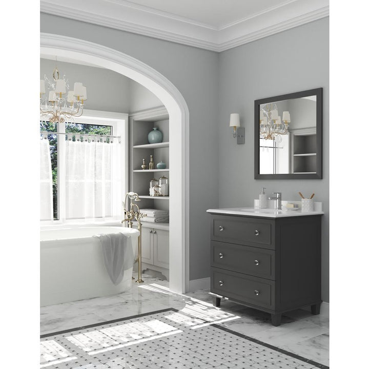 Laviva Luna 30" Maple Grey Bathroom Vanity#top-options_pure-white-phoenix-stone-top