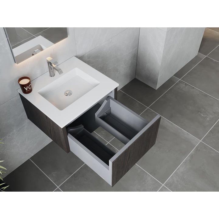 Laviva Legno 24" Carbon Oak Bathroom Vanity#top-options_matte-white-viva-stone-solid-surface-top