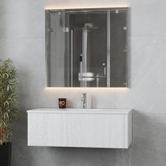 Legno 42" Alabaster White Bathroom Vanity