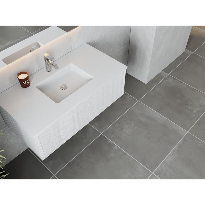 Laviva Legno 42" Alabaster White Bathroom Vanity#top-options_matte-white-viva-stone-solid-surface-top