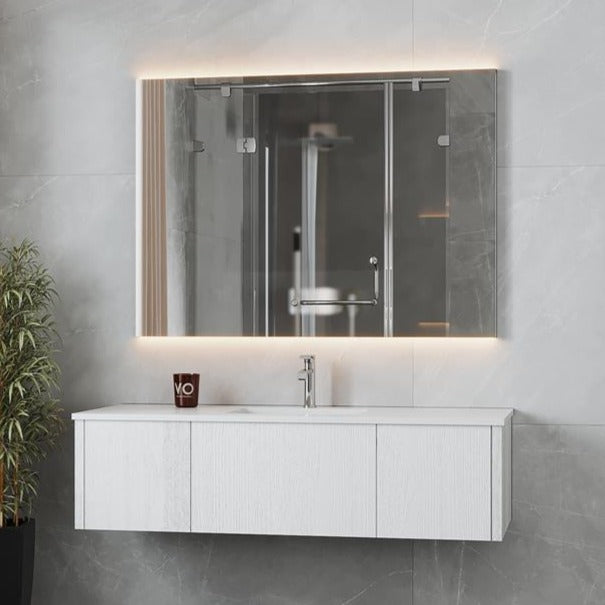 Legno 54" Alabaster White Bathroom Vanity