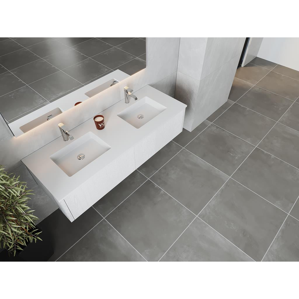 Laviva Legno 60" Alabaster White Double Sink Bathroom Vanity#top-options_matte-white-viva-stone-solid-surface-top