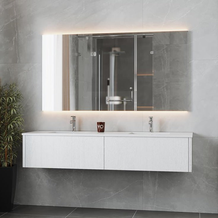 Laviva Legno 72" Alabaster White Double Sink Bathroom Vanity#top-options_matte-white-viva-stone-solid-surface-top