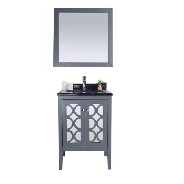 Laviva Mediterraneo 24" Grey Bathroom Vanity#top-options_black-wood-marble-top