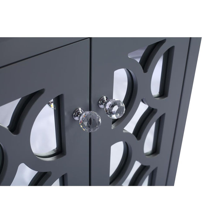 Laviva Mediterraneo 24" Grey Bathroom Vanity#top-options_matte-white-viva-stone-solid-surface-top