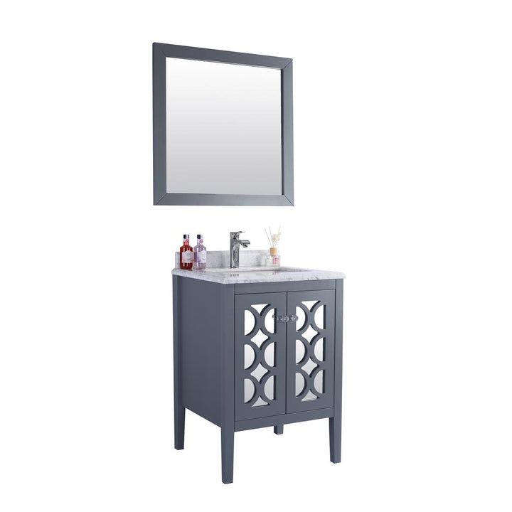 Laviva Mediterraneo 24" Grey Bathroom Vanity#top-options_white-carrara-marble-top