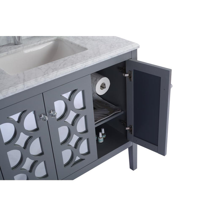 Laviva Mediterraneo 36" Grey Bathroom Vanity Cabinet Only, No Top#top-options_cabinet-only-no-top