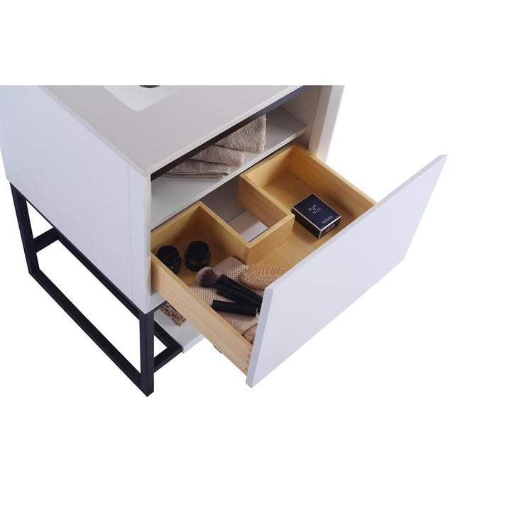Laviva Alto 24" White Bathroom Vanity#top-options_white-quartz-top