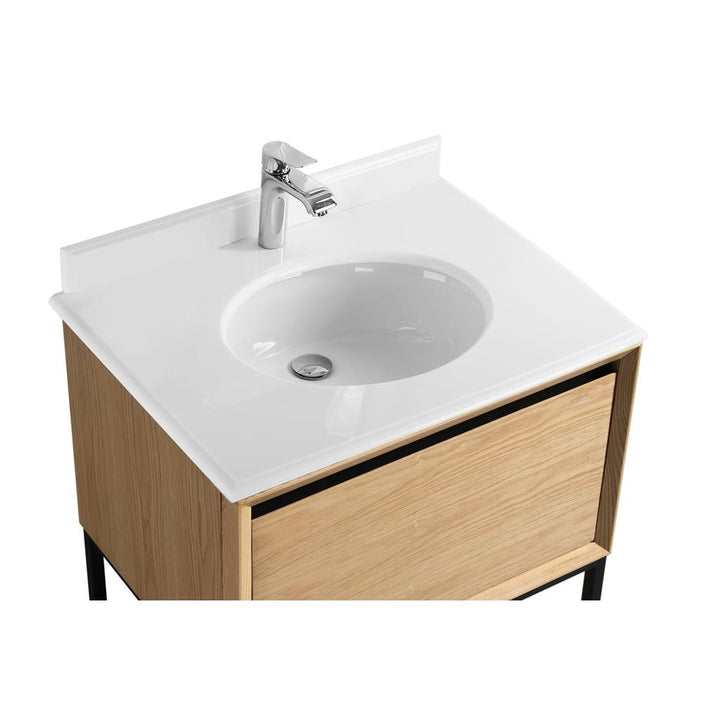 Laviva Alto 30" California White Oak Bathroom Vanity#top-options_pure-white-phoenix-stone-top