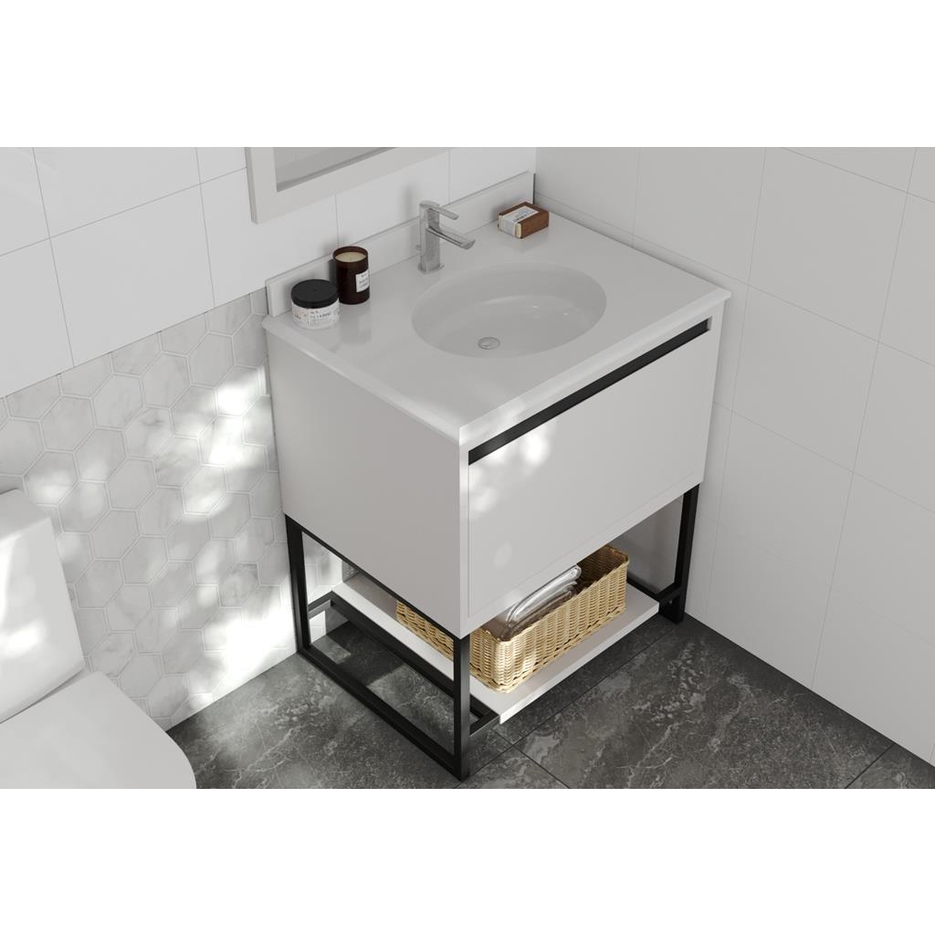 Laviva Alto 30" White Bathroom Vanity#top-options_pure-white-phoenix-stone-top