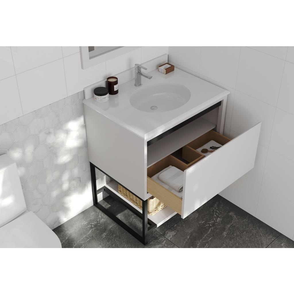 Laviva Alto 30" White Bathroom Vanity#top-options_pure-white-phoenix-stone-top