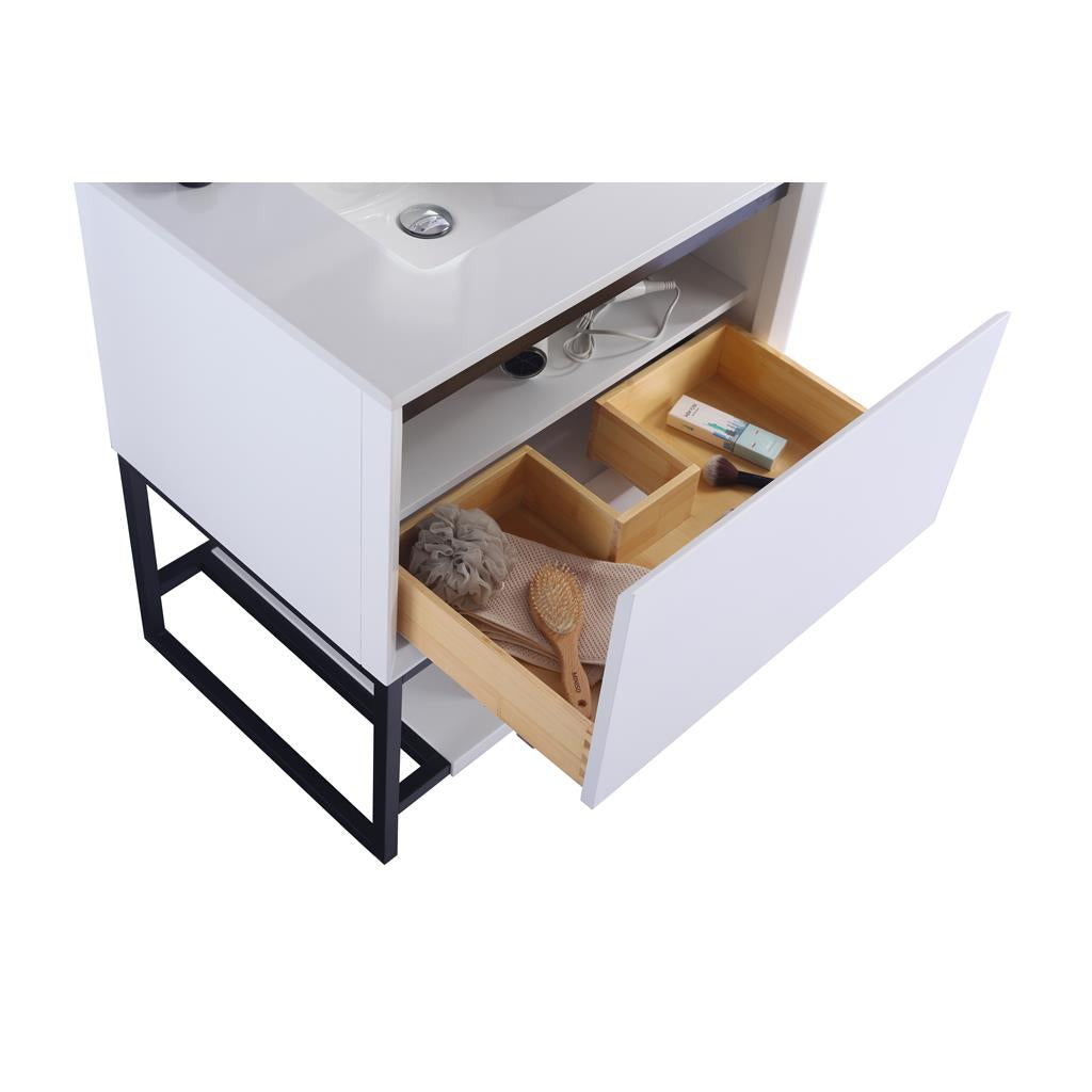 Laviva Alto 30" White Bathroom Vanity#top-options_white-quartz-top