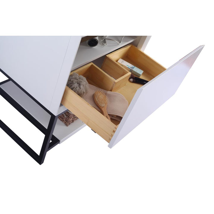 Laviva Alto 30" White Bathroom Vanity Cabinet Only, No Top#top-options_cabinet-only-no-top